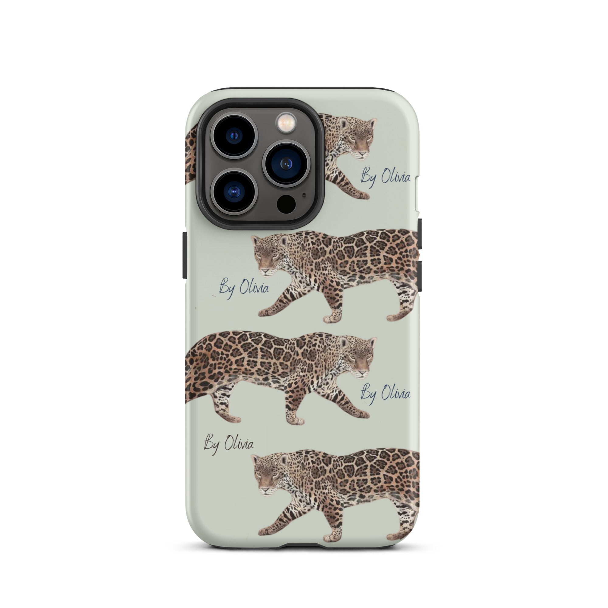 Green Leopard Case for iPhone® By Olivia