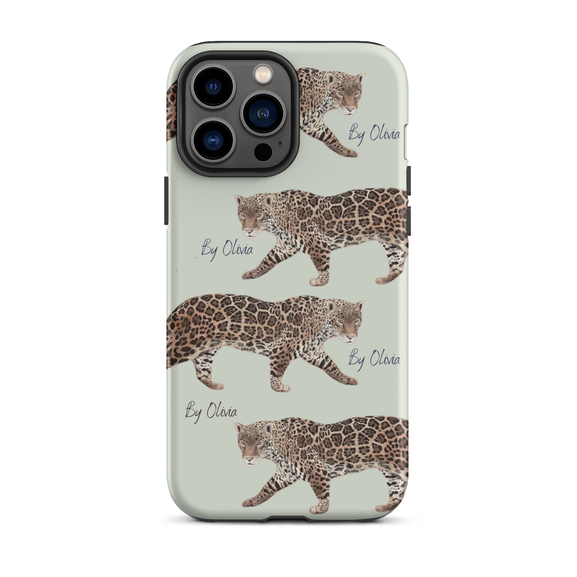 Green Leopard Case for iPhone® By Olivia