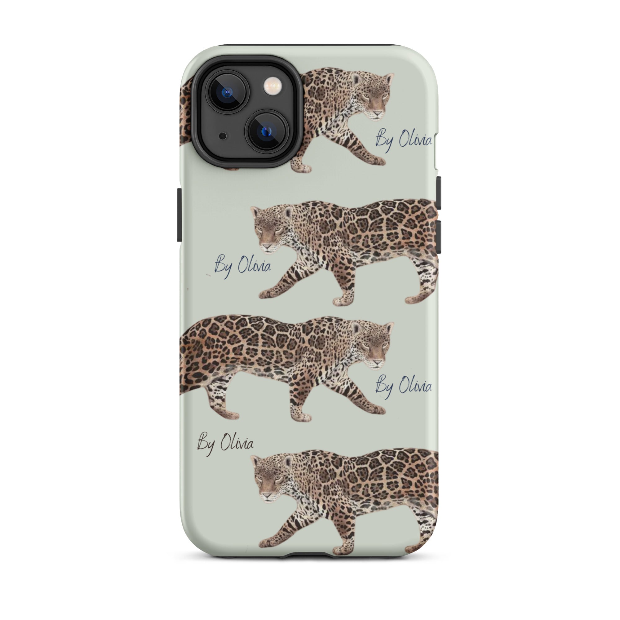 Green Leopard Case for iPhone® By Olivia