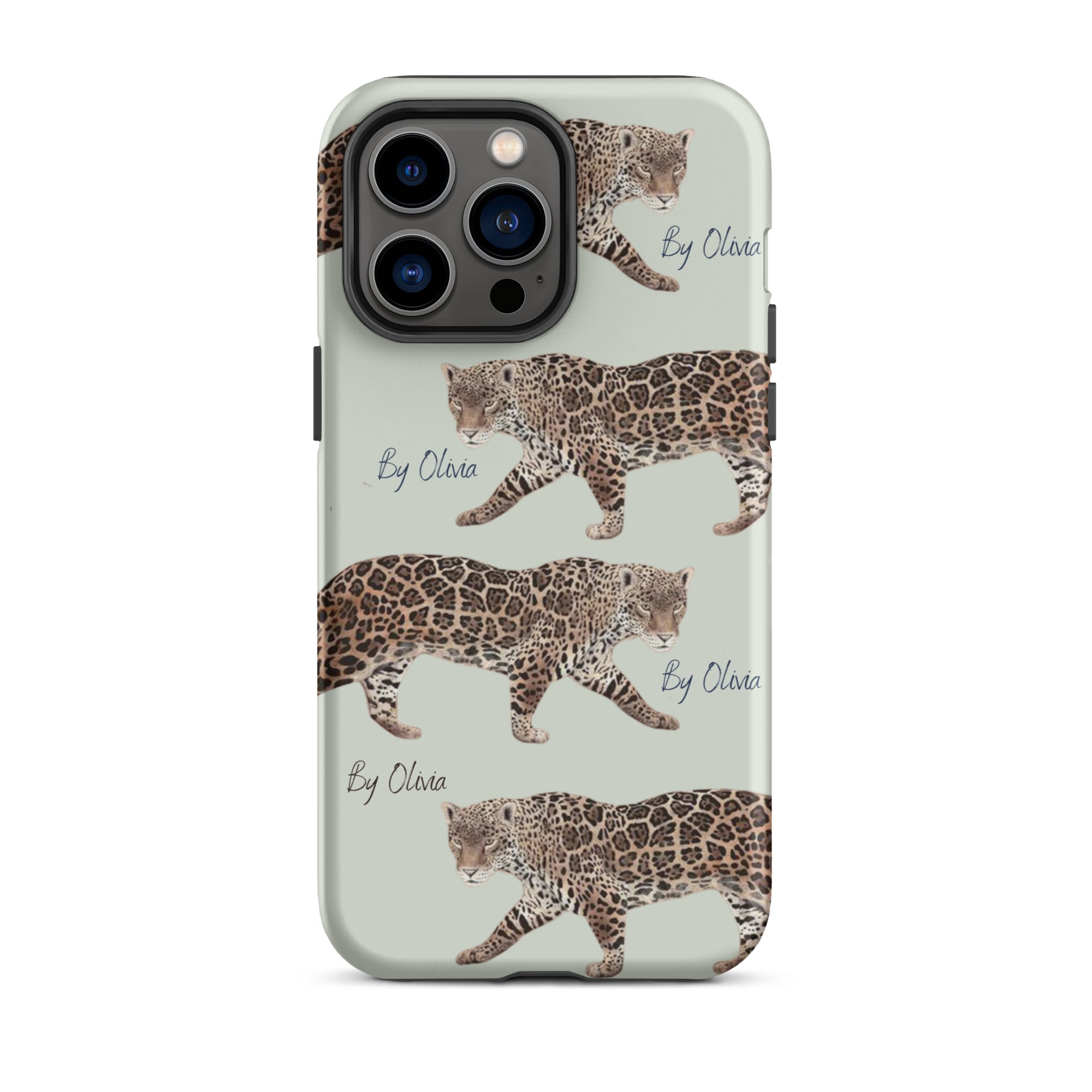 Green Leopard Case for iPhone® By Olivia