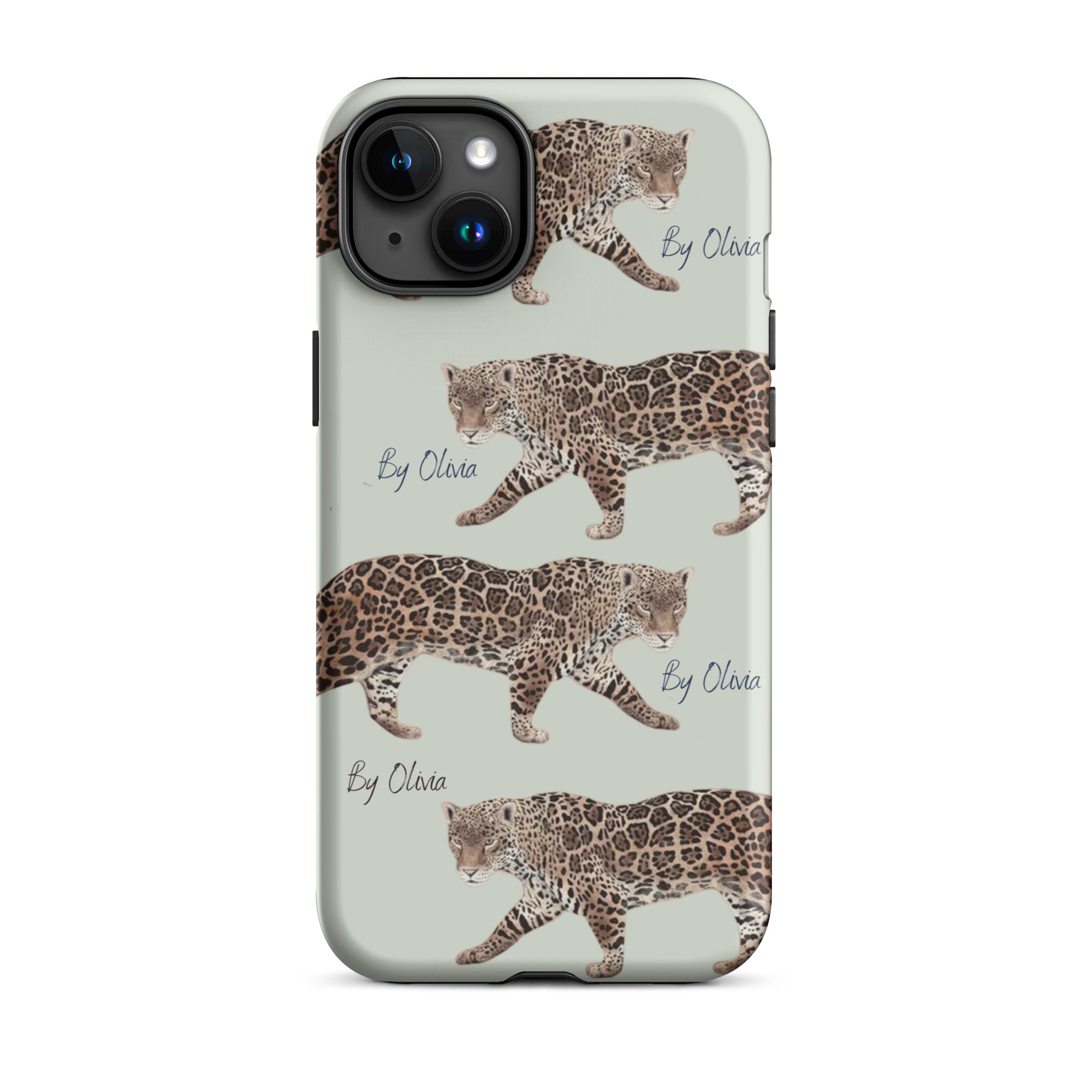 Green Leopard Case for iPhone® By Olivia