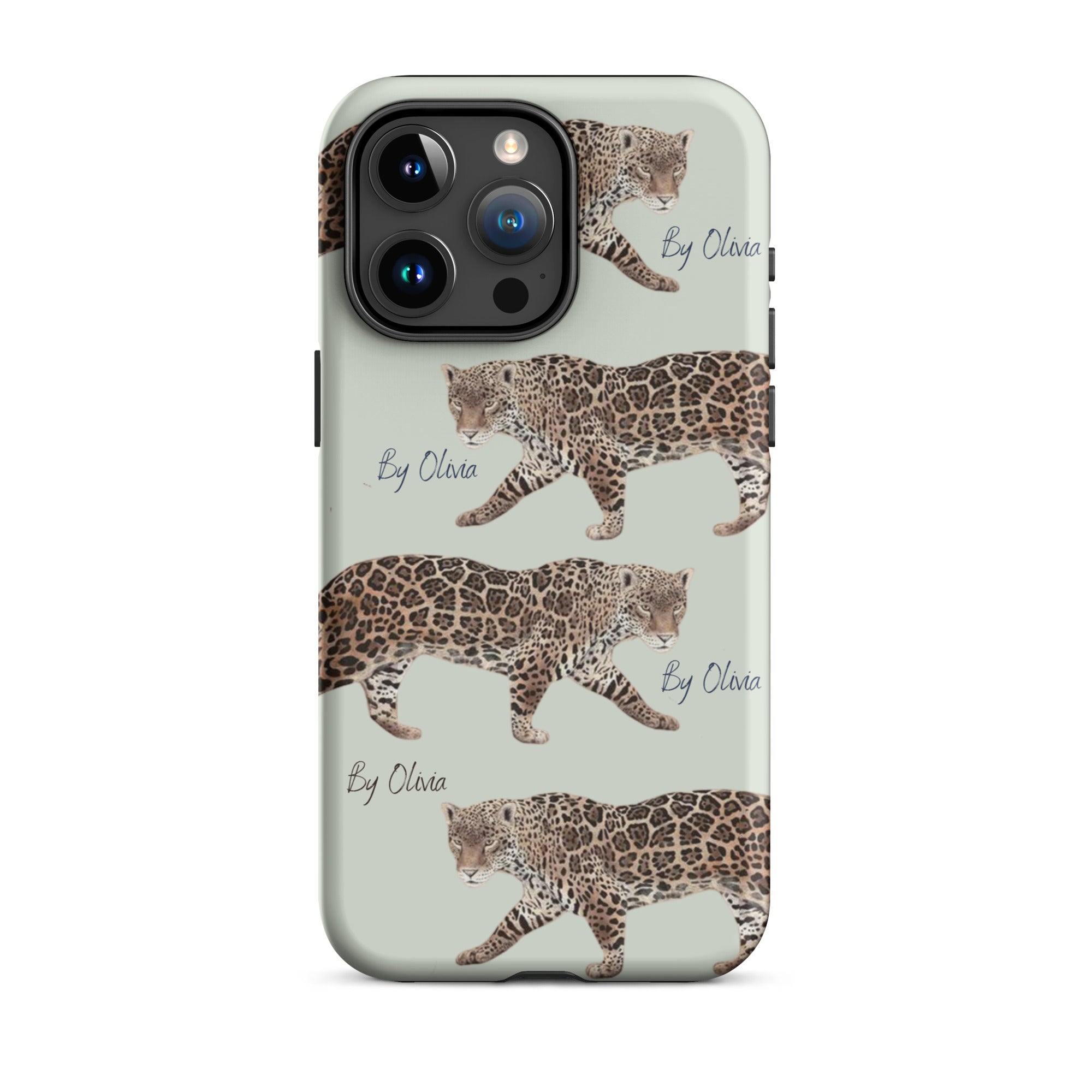 Green Leopard Case for iPhone® By Olivia